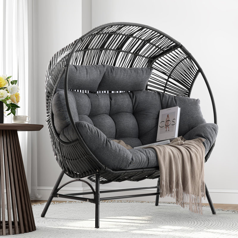 Fauteuil en rotin 2 personnes Lomore