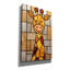  «Stain Glass Baby Giraffe» par Rich Monet, art mural sur toile, 26 po x 40 po
