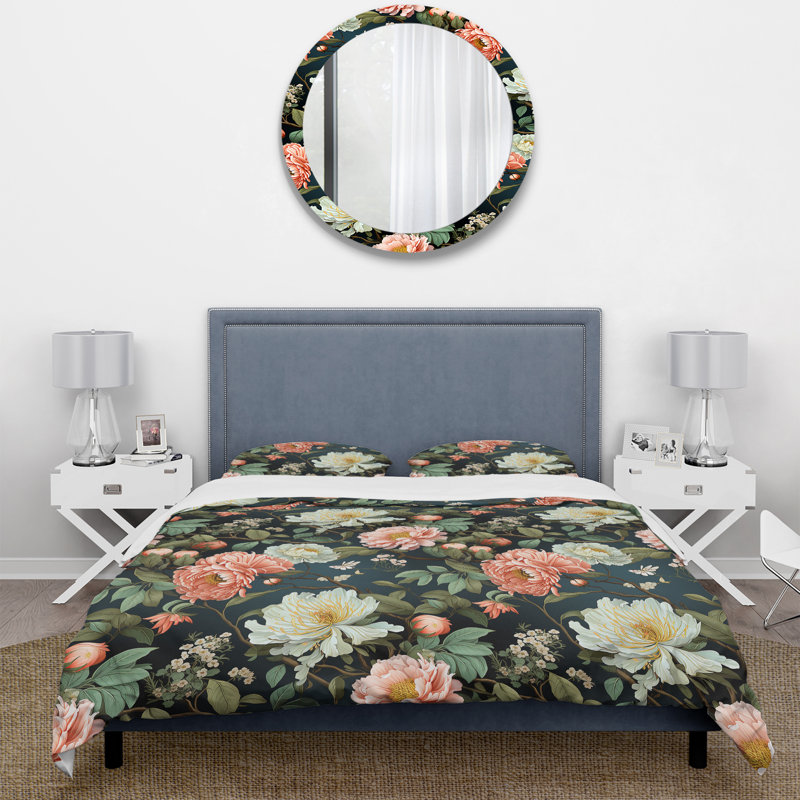 Ensemble de housse de couette Aziria, Housse de couette simple + 1 taie décorative stan