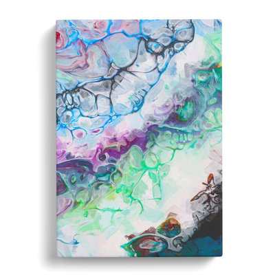 Free Dreams Abstract - Wrapped Canvas