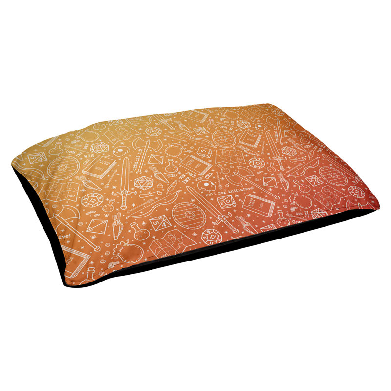 Coussin Byrge, Très grand (l 52 po x P 42 po x H 17 po), Ombre à feu