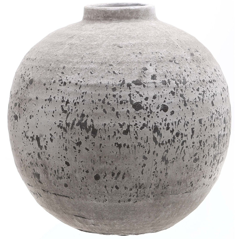 Catheline Handmade Ceramic Table Vase, Stone