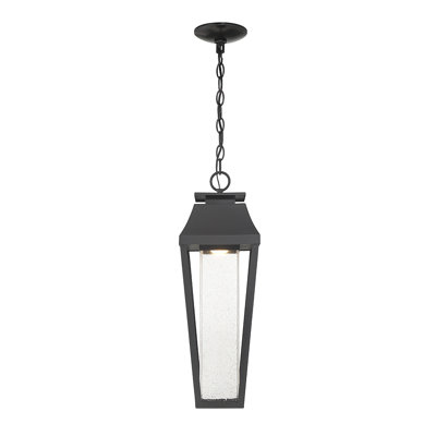 Brookline Black 1 -Bulb 21.75"" H Integrated LED Outdoor Hanging Lantern -  Savoy House, 5-357-BK