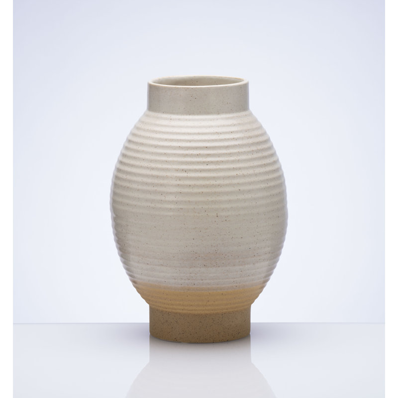 Greece Short Handmade Ceramic Vase
