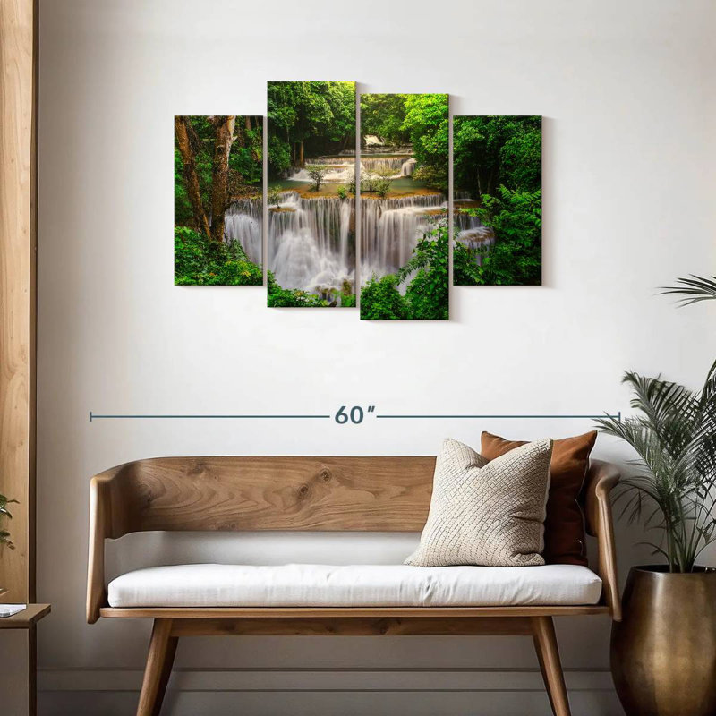 Alvord Dazzling Huai Mae Khamin Waterfall, 27" H x 43" W