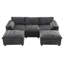 Canapé modulaire 86,5 po Chenille-1234401557