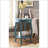 Aberta Teal Finish Accent Table-1132394404