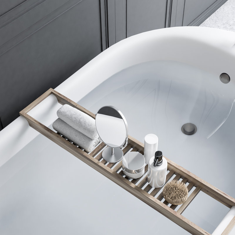 Drain de baignoire Toe Tap en nickel satiné, Bronze huilé