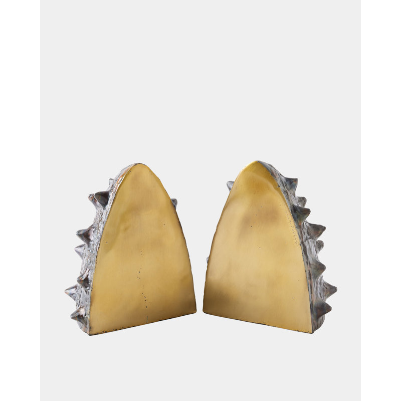 Biomorphic Bookends-Bronze/Brass