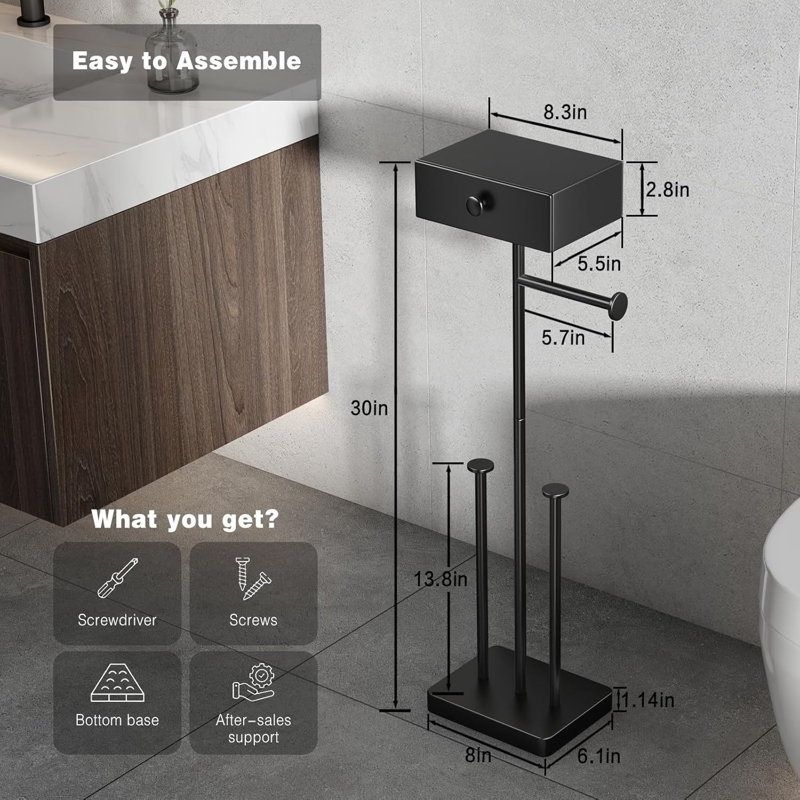 Steel Paper Towel Holder