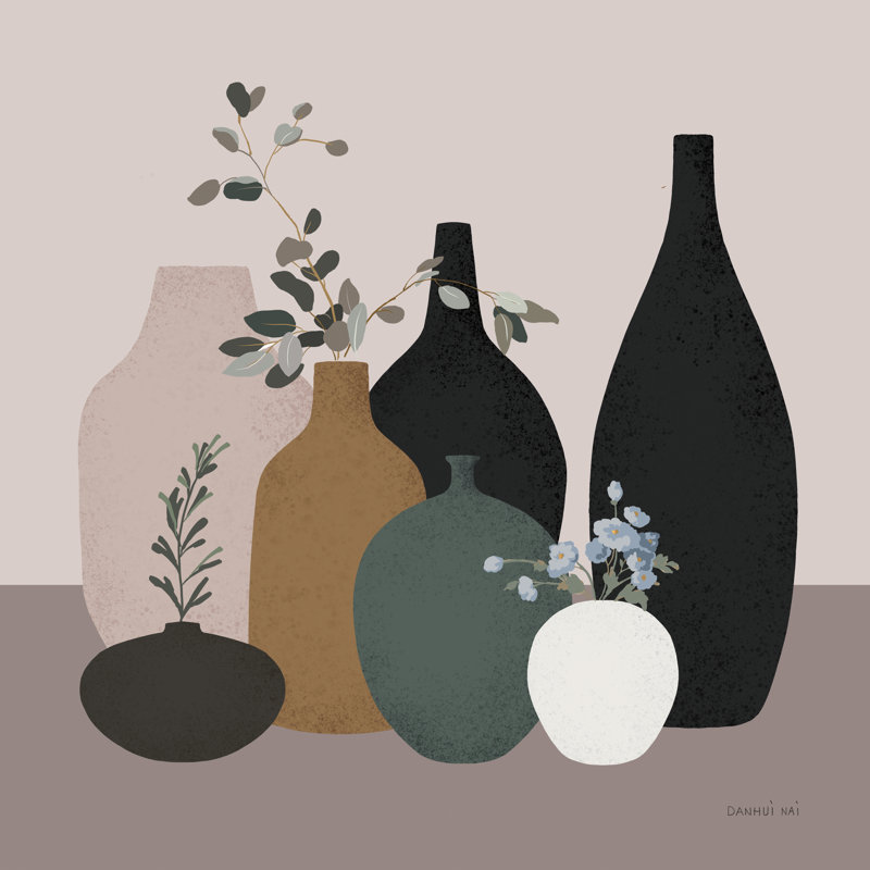 Simple Vessels II - impression, Non, H 12 po x l 12 po x P 1,25 po, Toile tendue