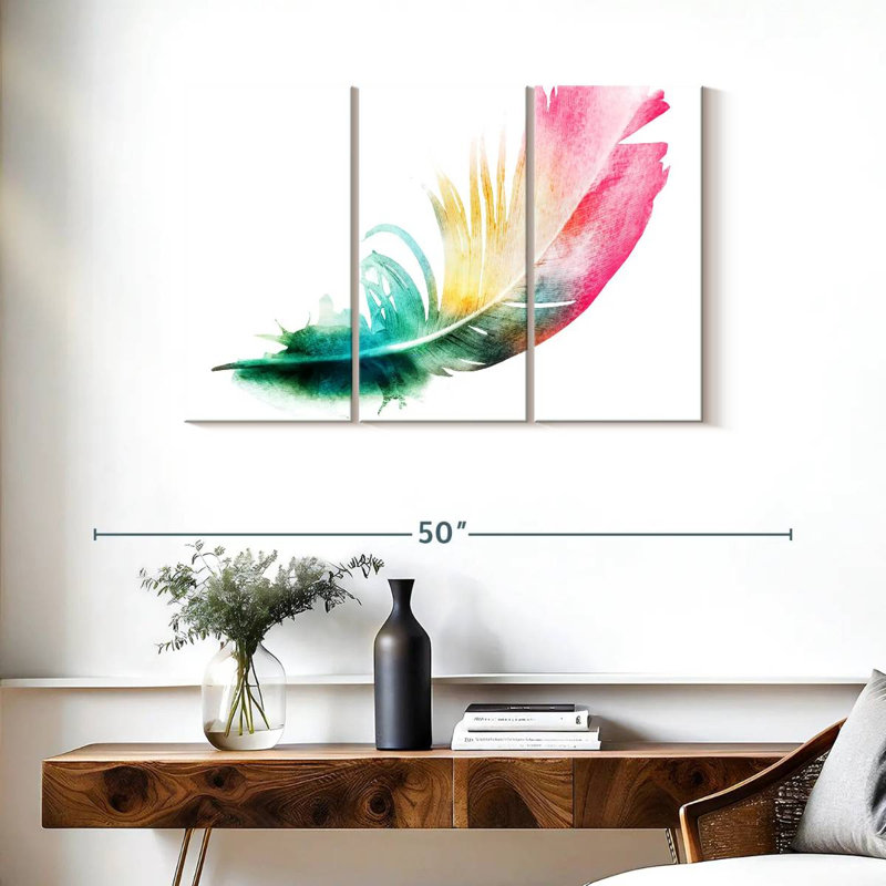 Plume prismatique Kerner, H 24 po x l 38 po