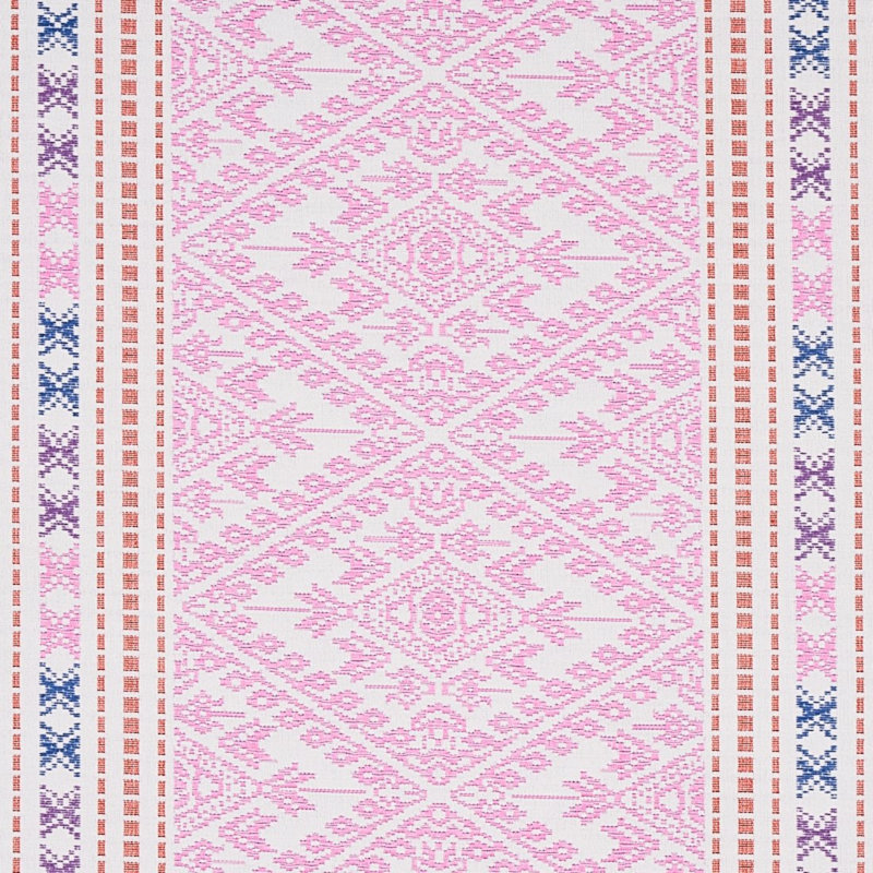 Tissu jacquard Ruiz, Rose