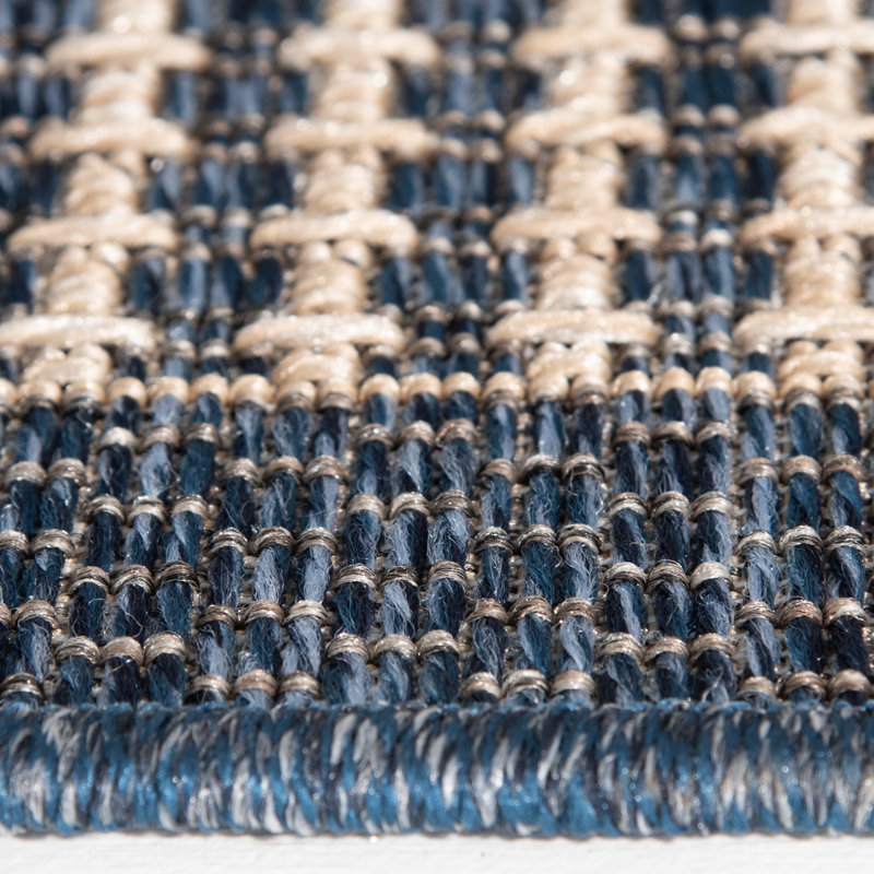 Tapis intérieur / extérieur en polypropylène Ebad Designs Massad Sutton, Rectangle 5 pi x 7 pi