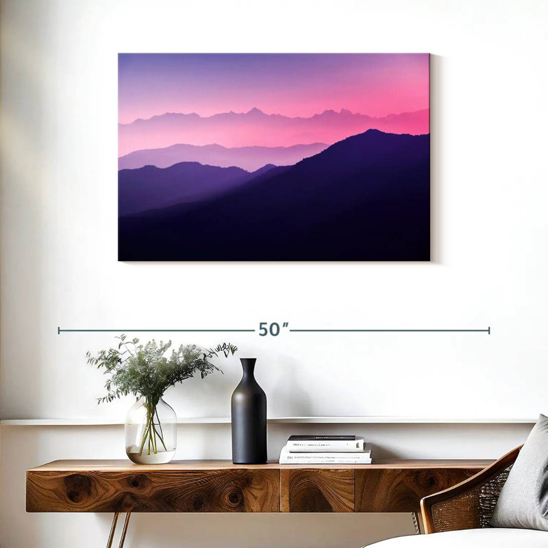 Gradient Mountain, 24" H x 36" W
