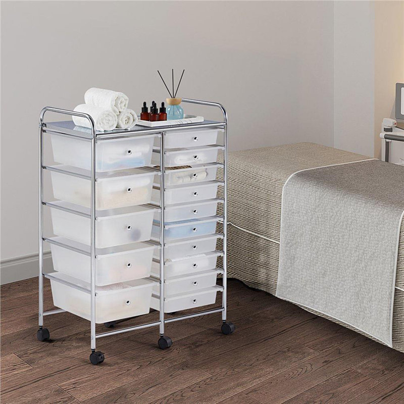Alongi 15 -Drawer File Cabinet, White
