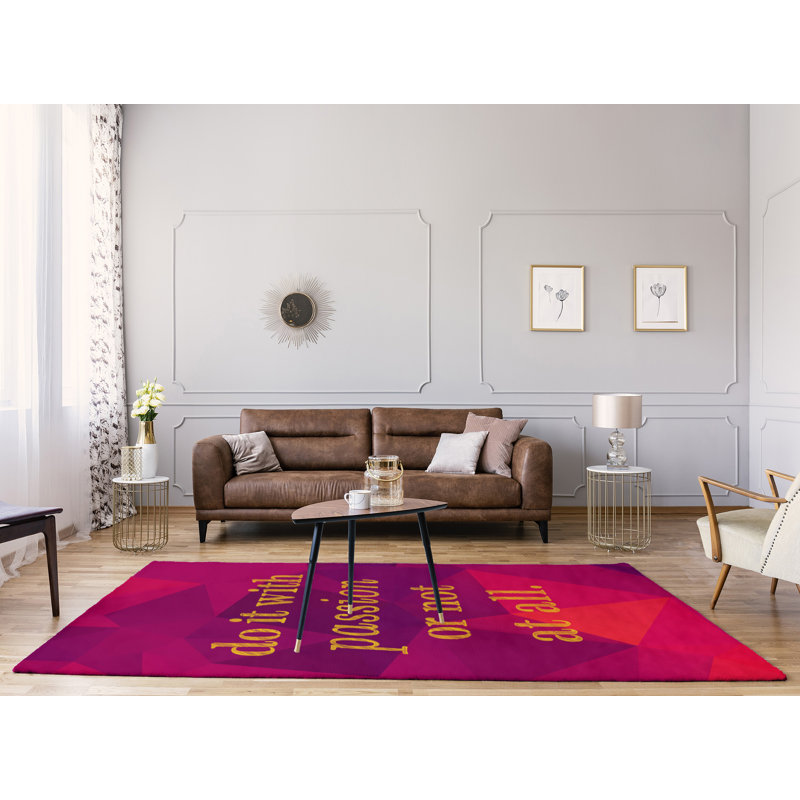 Tapis de poly-chenille en poly-citation passion, Rectangle 9 pi x 12 pi