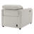 30.7'' Power Recliner with Zero Wall Design, Manual Flip Headrest and USB Charging-131445703
