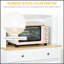 Buffet de cuisine autoportant de 67 po avec huche, garde-manger avec support à micro-ondes, tablette réglable, 2 tiroirs, armoire