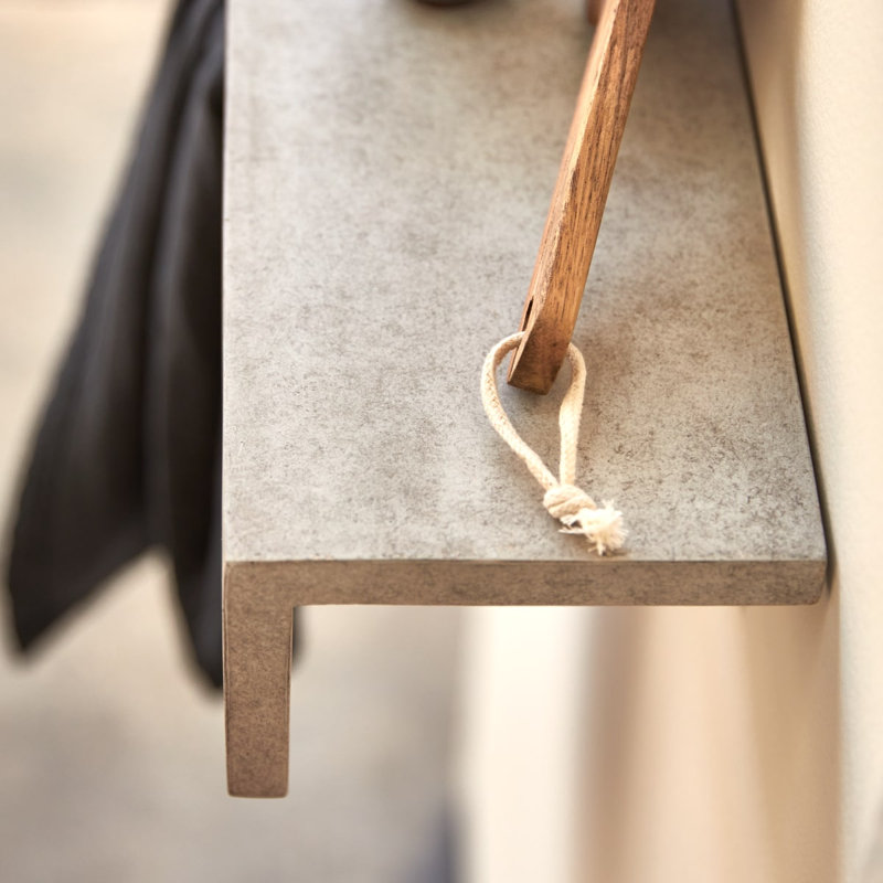 Clea 60 cm L Towel Bar, Cream
