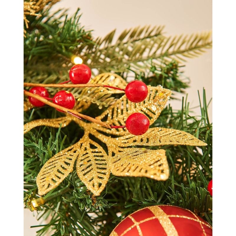 274.32cm Lighted Faux Garland with Lights