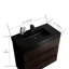 Meuble-lavabo de salle de bain en noyer 36 po avec tiroir et armoire de rangement Alice-590157403-590157380