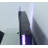48" Curved Front Wall Mounted Electric Fireplace With Remote And Multi Color Flame & Emberbed