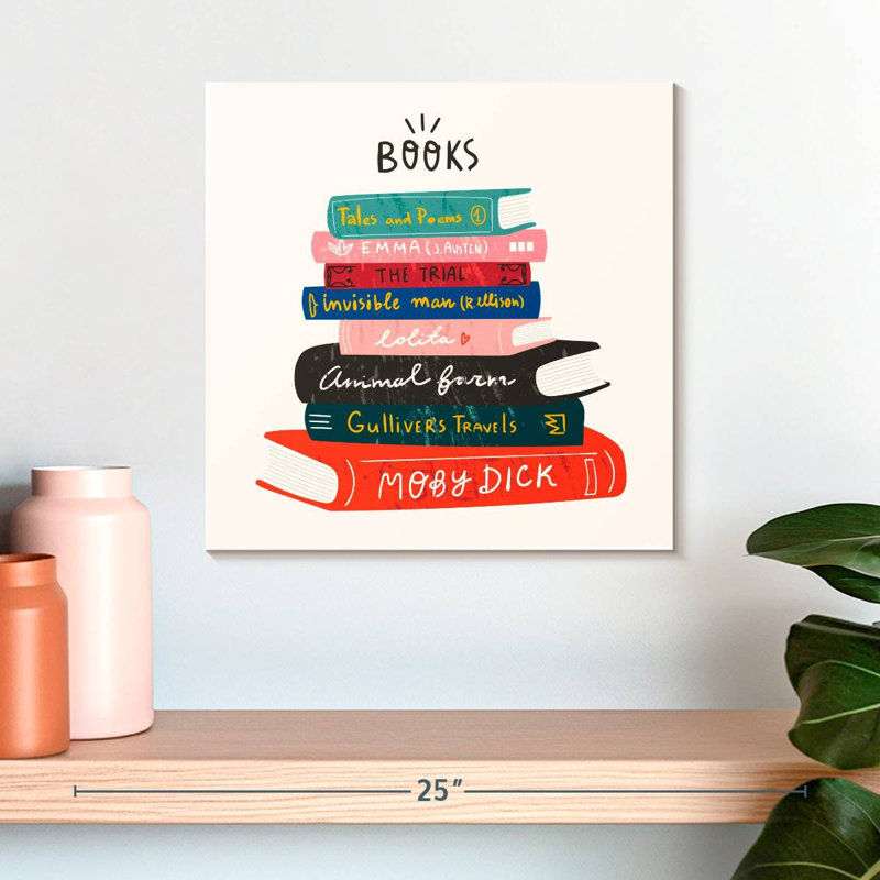 Keiraleigh, tour des livres classiques, H 16 po x l 16 po