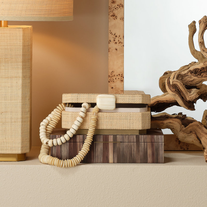 Eden Handmade Decorative Box, Natural