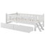Lit plateforme en bois avec garde-corps et 2 tiroirs-2121493576