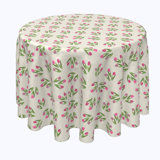 Arshpreet Floral Round Tablecloth
