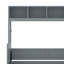Lit escamotable double avec tiroirs et garde-robe-114350008