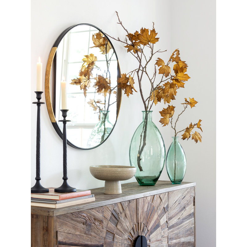 Glass Table Vase, 23" H x 11.5" W x 11.5" D