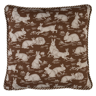 Cottontails Cotton Blend Throw Square Pillow Cover & Insert