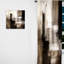 Lamara - Mid-Century noir Fusion V - Rideau moderne - Velours obscurcissant - 1 panneau-1023329142