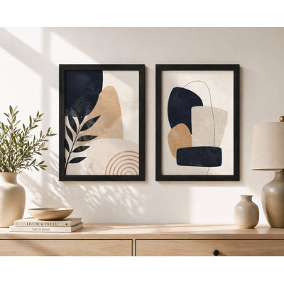 Picture Frame Set with Mat, Real Glass