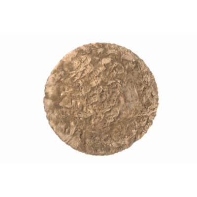 Oguz Tan Faux Sheepskin Fur Area Rug
