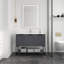 Meuble-lavabo autoportant de 48 pouces avec lavabo en résine