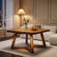 Solid Wood Trestle Coffee Table