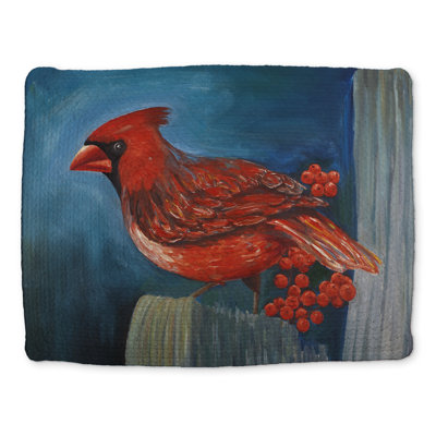 Napperon Redbreast Bird - Polyester tressé | Décoration intérieure