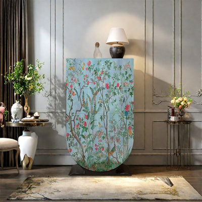 Storage Cabinet with Metal Handles