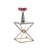 7616 Glass Top End Table