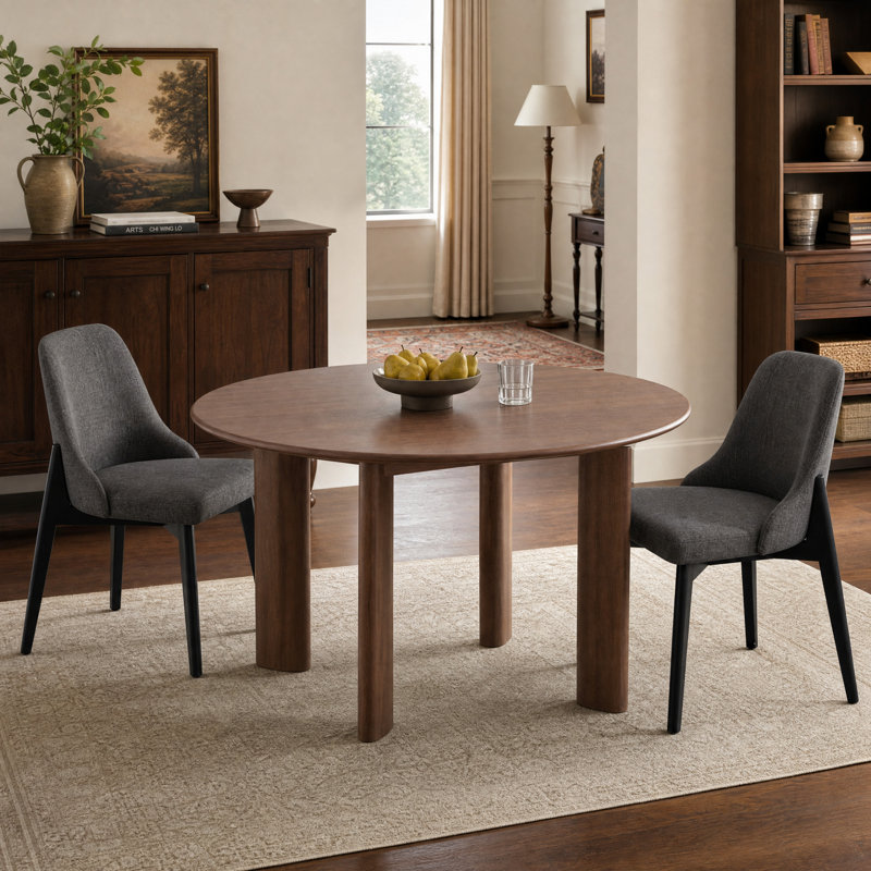Table de salle à manger Montemayor, 30" H x 59" W x 59" D, 3 Pieces: Table, 2 Chairs
