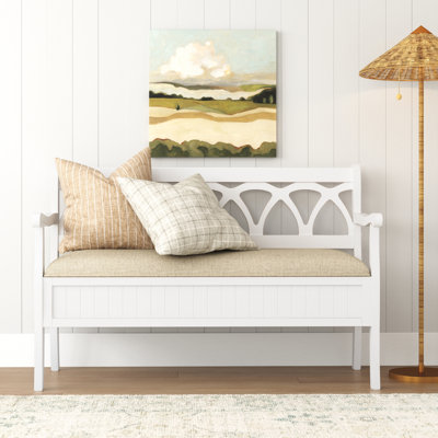 Filton Polyester Upholstered Storage Bench