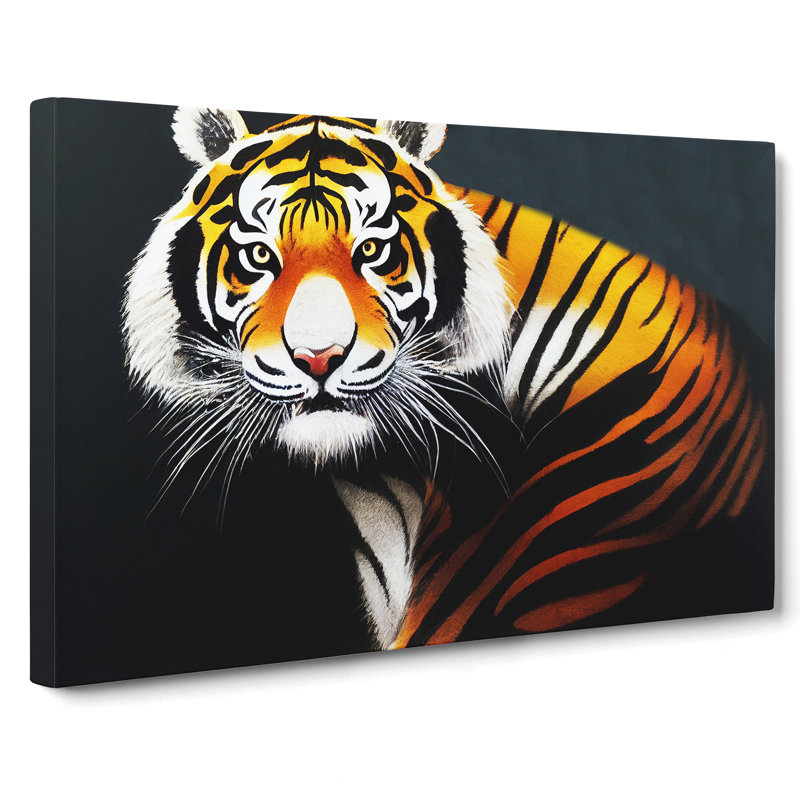Beauty Of The Tiger - Wrapped Canvas, 50cm H x 76cm W x 3cm D