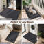 Paillasson antidérapant, tapis d'entrée lavable à la machine pour chaussures et pattes, tapis de porte à profil bas résistant aux taches pour l'entrée avant / arrière intérieure-376028531-376028535