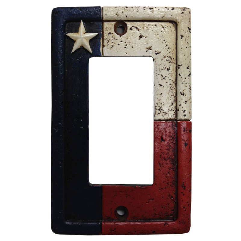 Texas 1-Gang Rocker Wall Plate