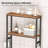 Over-The-Toilet Storage, 2-Tier Bathroom Organizer Over Toilet, Bathroom Shelves With Toilet Paper Holder And Hooks, Freestanding Storage Shelf, Space Saver-348577158