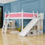 Lit mezzanine en bois avec tablettes de rangement et glissoire-1365219653-1365219643