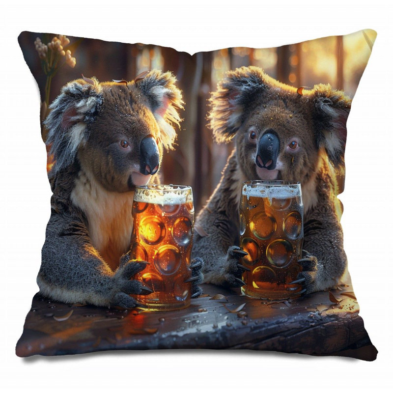 Coussin Koalas, H 14 po x l 14 po